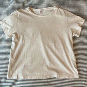 Redone Cream Short Sleeve Tee
